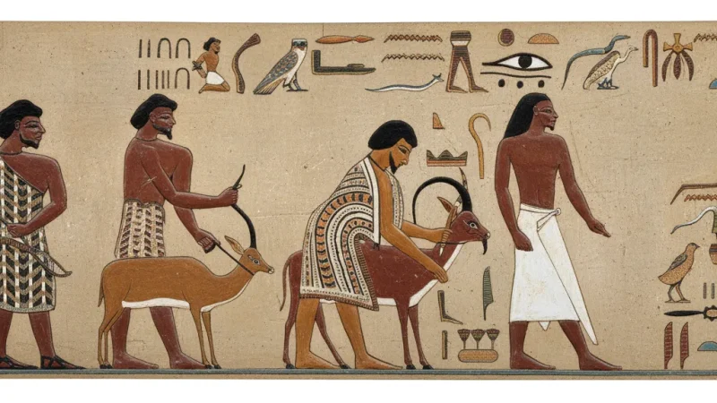 Tomb of Khnumhotep II – Famous Wall Paintings(5)