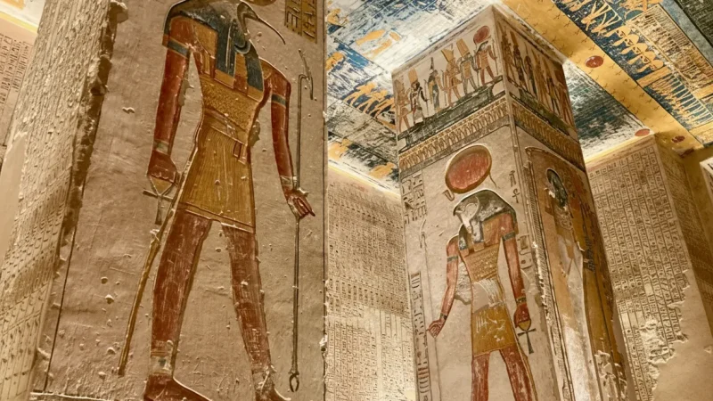 Tomb of Ramses VI – Well-Preserved Wall Art(5)