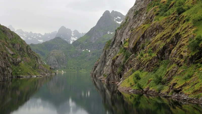 Trollfjord Boat Route – Narrow Fjord Scenery(1)