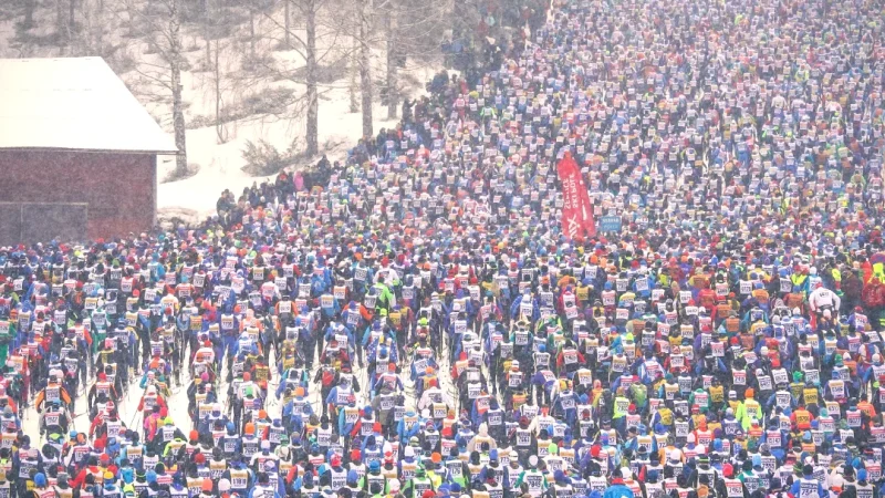 Vasaloppet Finish Area – Historic ski race landmark(4)