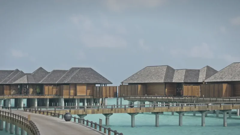 Water Villa Walkway – Scenic path over lagoon(2)