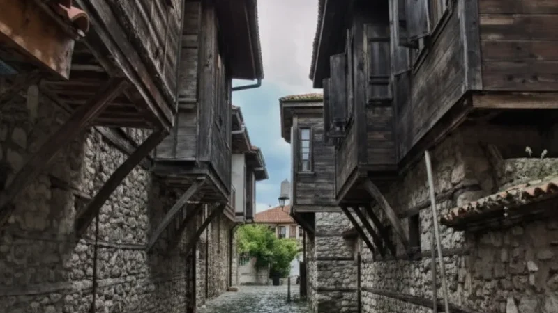 Wooden Architecture Streets – Historic town houses(1)