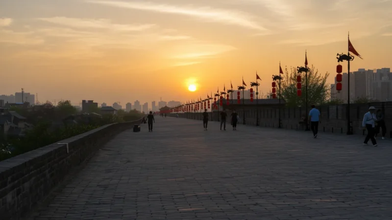 Xi’an City Wall – Preserved ancient defensive wall(2)